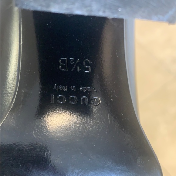 Gucci size 5.5B pumps with stacked block heel - Picture 6 of 6